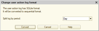 Fig. 61. Converting to sequential format
